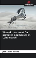 Wound treatment for primates and horses in Lubumbashi