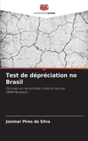 Test de dépréciation no Brasil