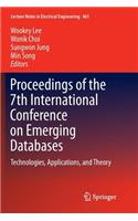 Proceedings of the 7th International Conference on Emerging Databases