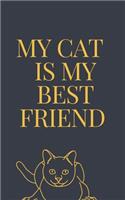 MY CAT IS MY best friend notebook