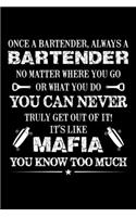 Funny Bartender Monthly Planner 2020 - 2021