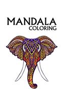 Mandala Coloring: Large 100 Inspirational Designs to Coloring for Adult with Pencils Featuring Beautiful Mandalas