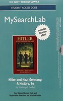 MyLab Search with Pearson eText -- Standalone Access Card -- for Hitler and Nazi Germany