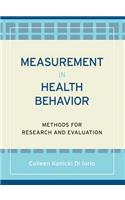 Measurement in Health Behavior