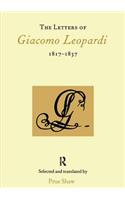 The Letters of Giacomo Leopardi 1817-1837