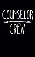 Counselor Crew: 6x9 Lined Journal, Notebook or Diary