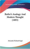 Butler's Analogy And Modern Thought (1893)