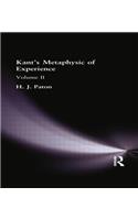 Kant's Metaphysic of Experience