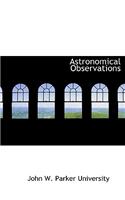 Astronomical Observations