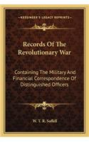 Records of the Revolutionary War
