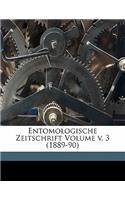 Entomologische Zeitschrift Volume V. 3 (1889-90)