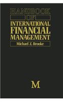 Handbook of International Financial Management