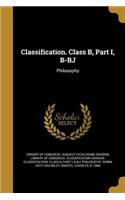 Classification. Class B, Part I, B-BJ