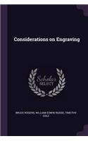 Considerations on Engraving
