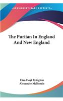 Puritan In England And New England