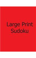 Large Print Sudoku: Fun, Large Grid Sudoku Puzzles