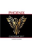 Phoenix Calendar 2017: 16 Month Calendar