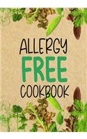 Allergy Free Cookbook: Blank Recipe Cookbook Journal V2