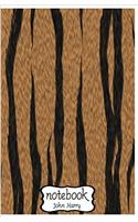 Tiger Pattern Notebook