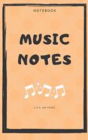 Notebook: Music Notes