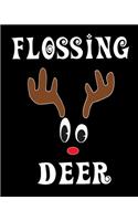 Flossing Deer: Deer Elk Antler Hunting Hobby 2020 Monthly Planner Dated Journal 8" x 10" 110 pages