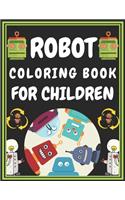 Robot Coloring Book for Children