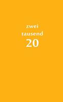zweitausend 20: Ladyplaner 2020 A5 Orange