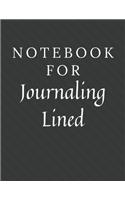 Notebook For Journaling Lined