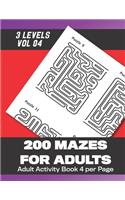 200 Mazes for Adults