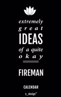 Calendar for Firemen / Fireman