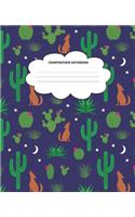 Cactus Composition Notebook