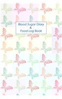 Blood Sugar Diary & Food Log Book: Professional Log for Food & Glucose Monitoring - 53 week Diary - Daily Record of your Blood Sugar Levels and Your Meals