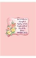 She Is Clothed: Proverbs Weekly 2020 Planner