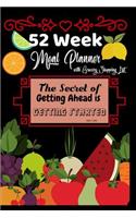 52 Week Meal Planner with Grocery Shopping List