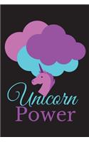 Unicorn Power: Journal for Girls to Write in (110 Pages Blank Lined Notebook) (6x9)
