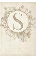 Sermon Notes Journal - Vintage Style with Monogram