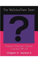Solution Manual: Stewart Calculus 8th Ed.: Chapter 4 - Section 4