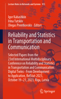 Reliability and Statistics in Transportation and Communication