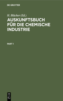 Auskunftsbuch Für Die Chemische Industrie