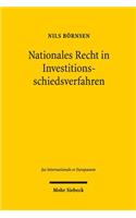 Nationales Recht in Investitionsschiedsverfahren