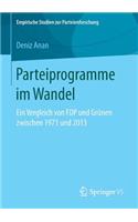 Parteiprogramme Im Wandel