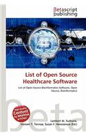 List of Open Source Healthcare Software