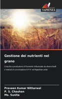Gestione dei nutrienti nel grano