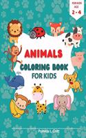 Animals Coloring Book for Kids Age 2-4