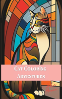 Cat Coloring Adventures - Coloring Book