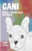 Libri da colorare relax per ragazzi - Mandala Anti stress - Animali - Cani