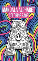 Mandala Alphabet Coloring Page
