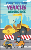 Construction vehicles Coloring Book