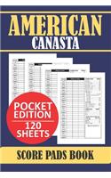 American Canasta Score Pads Book