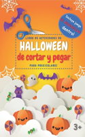 Libro de actividades de Halloween de cortar y pegar para preescolares, Incluye juego de memorizar dentro!